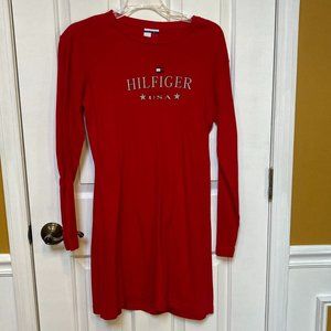 Tommy Hilfiger T-Shirt Dress, Size S/P, Red